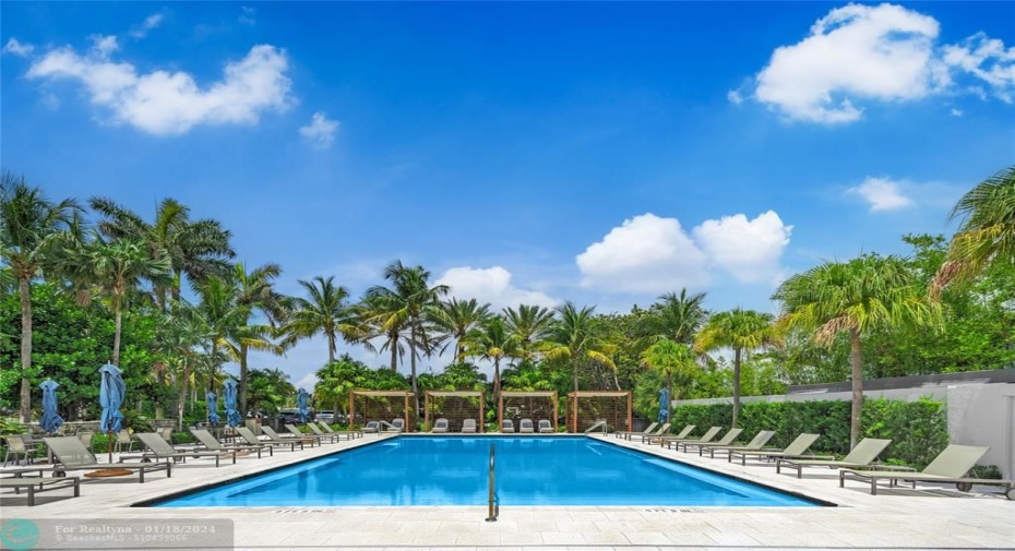 Private Beach Club Pool