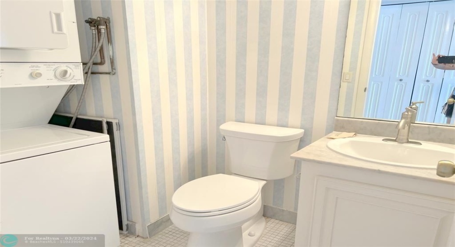 POWDER ROOM/ WASHER & DRYER