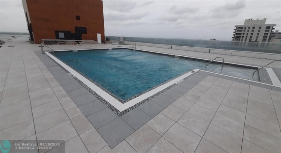 New Rooftop Pool and Deck