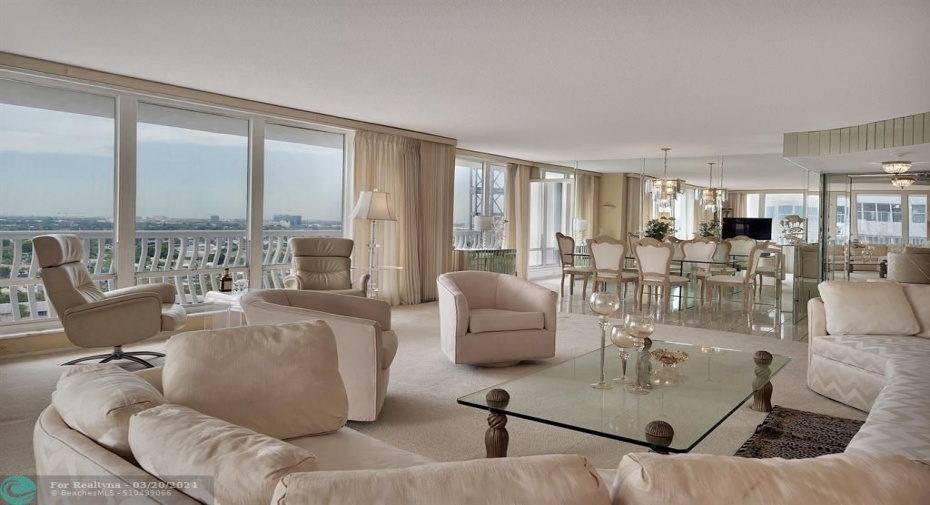Floor to Ceiling Windows throughout