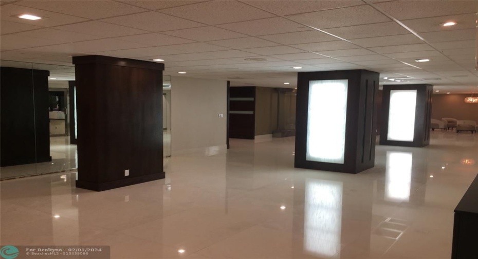 The newly remodeled lobby at Playa Del Sol.