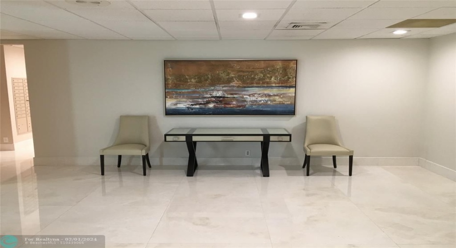 The newly remodeled lobby at Playa Del Sol.