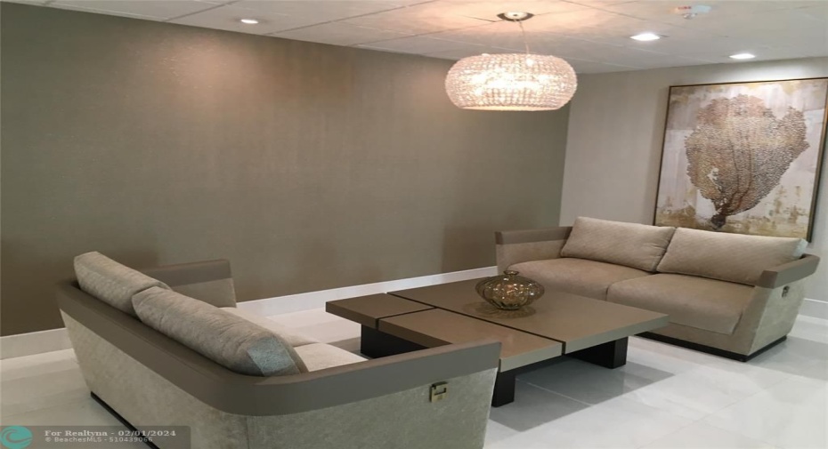 The newly remodeled lobby at Playa Del Sol.