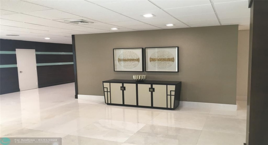 The newly remodeled lobby at Playa Del Sol.