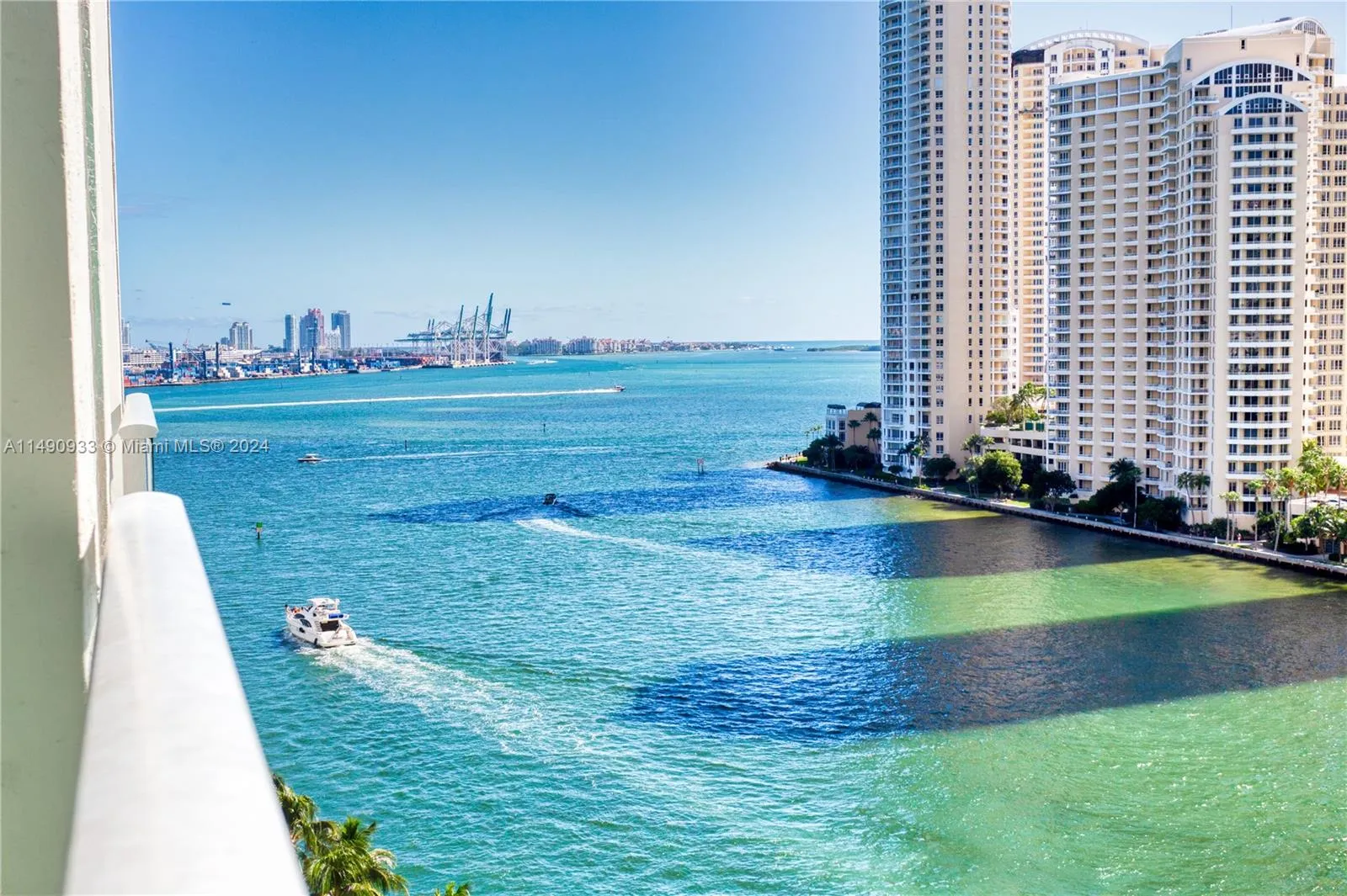 Spectacular view from the balcony