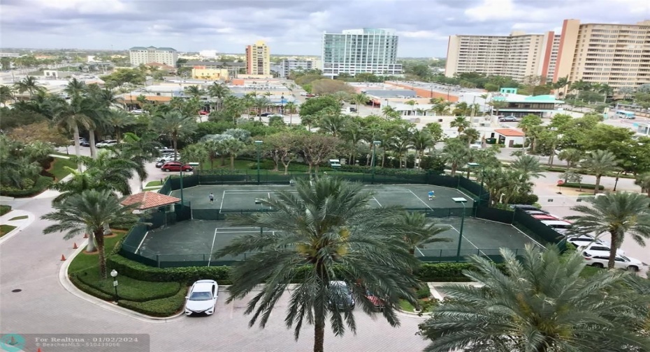 tennis courts