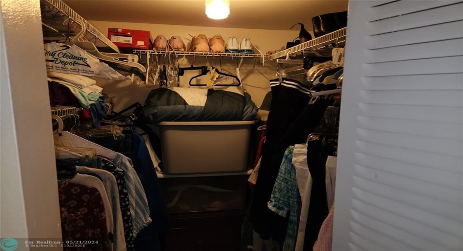 Master closet