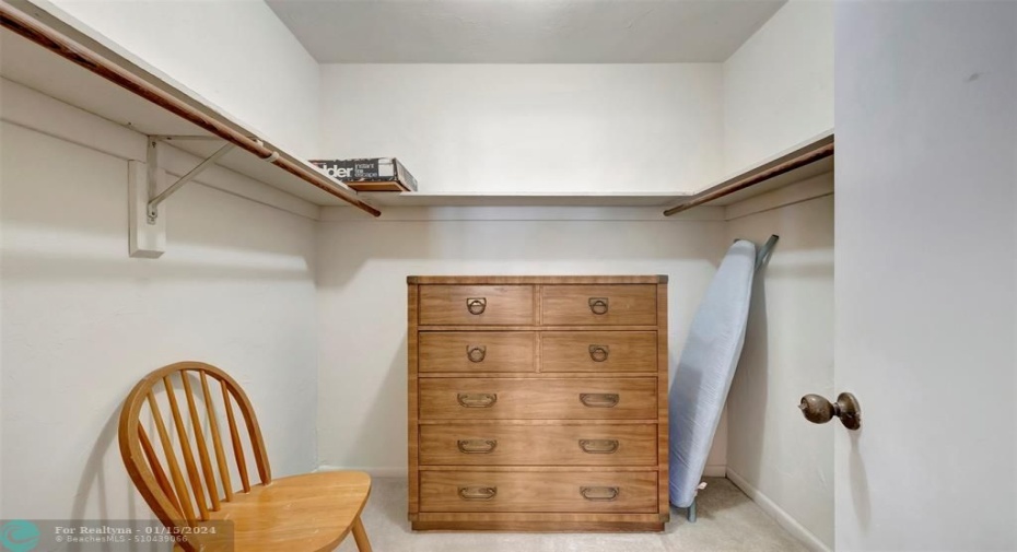 Primary Bedroom Walk-In Closet