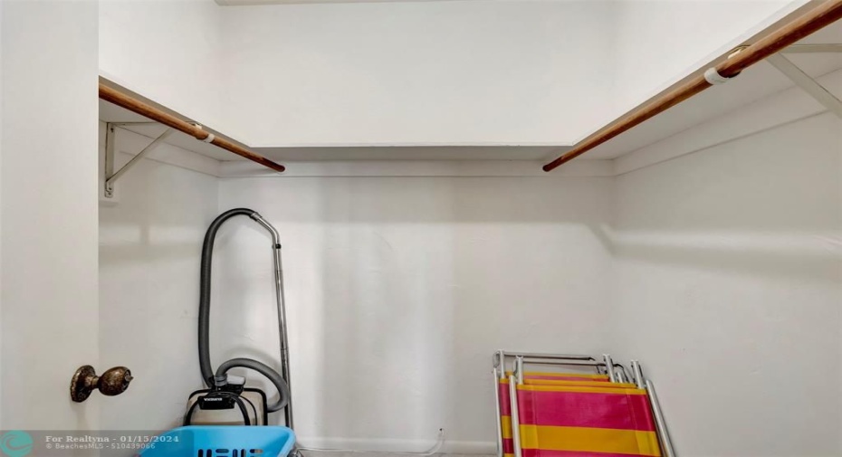 2nd Bedroom Walk-In Closet