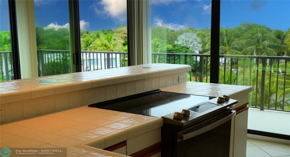 Island cooking with a view!