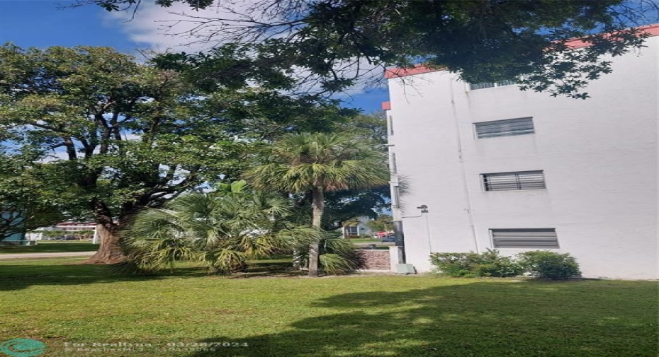 Outside building
