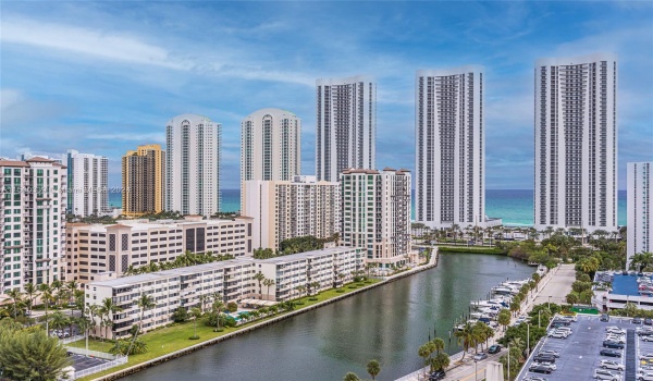 This unit has a wrap around balcony - views are North / West and East