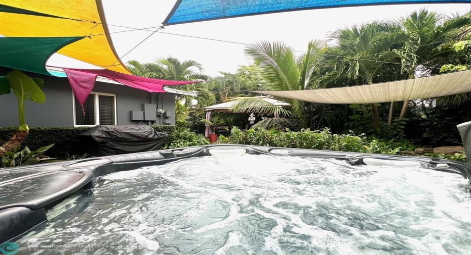 Private 6 person Jacuzzi...
