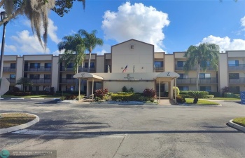 front of thr building