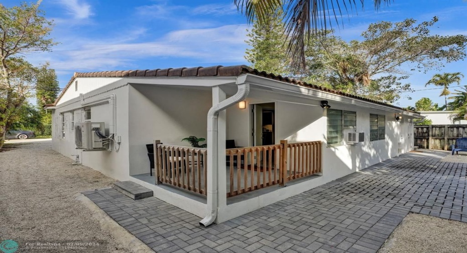 Rear Patio
