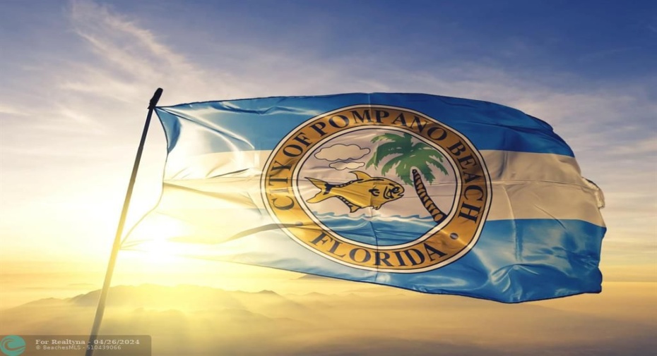 Pompano Beach flag