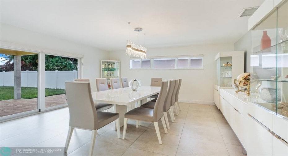 Currently used as dining room could be family room