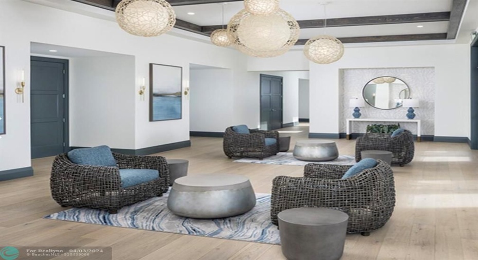 Lobby at the Lodge/Clubhouse