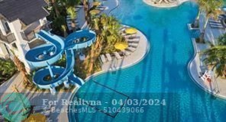 Water slide fun for all at the Adventure Park Resortlike Pool