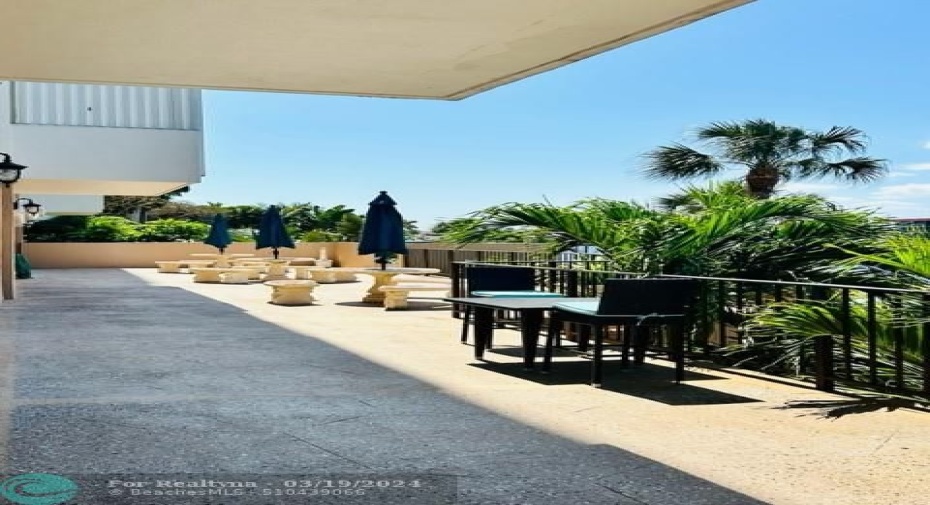 west side patio