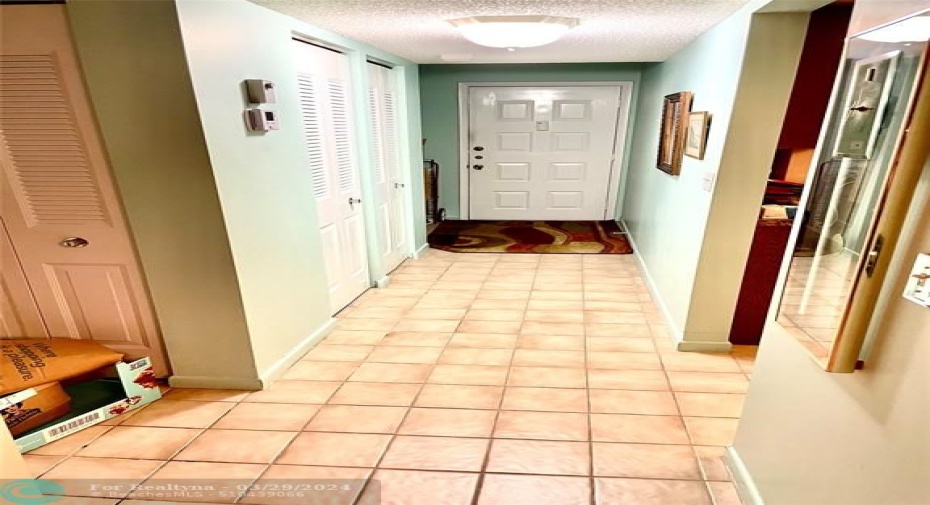 FRONT DOOR & HALLWAY