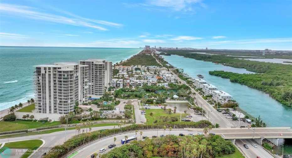 ocean front and intercoastal view