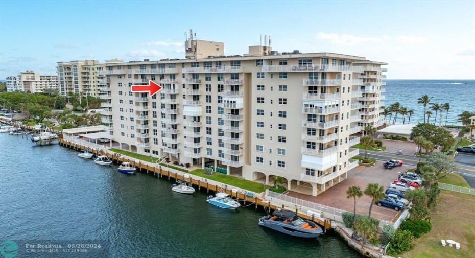 8th Floor...Hurricane shutters, impact windows and sliding glass door throughout the unit, providing protection and peace of mind.