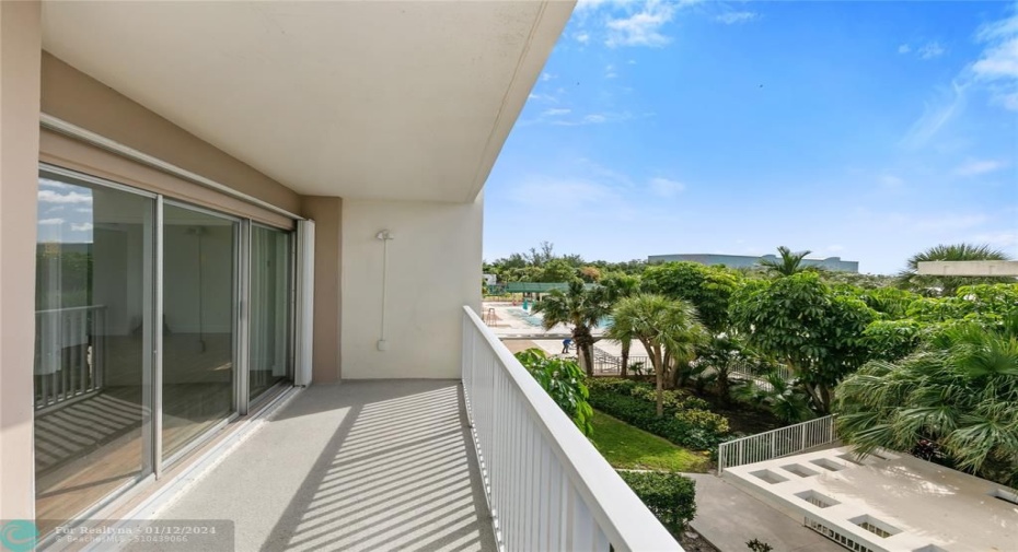View from balcony