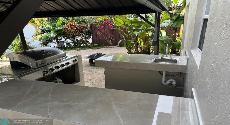 Gazebo and grill