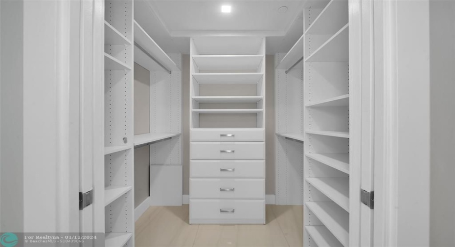 Primary Walk-in closet 1