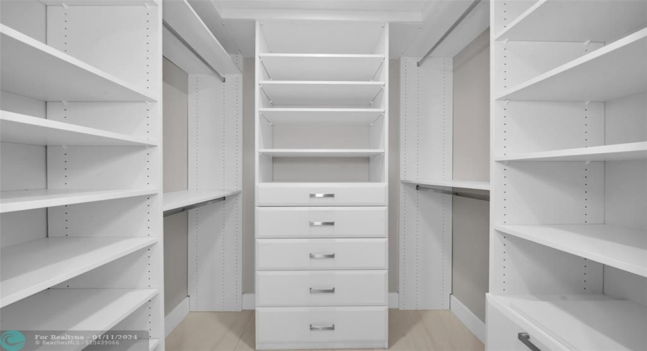Primary Walk-in closet 2