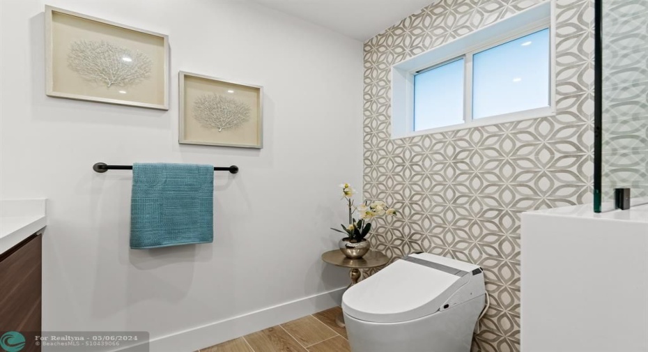 Primary Ensuite Bathroom - Smart Toilet