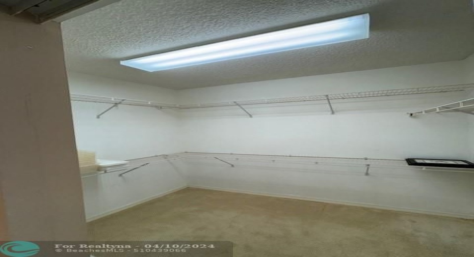 Master closet