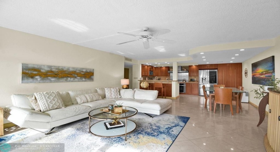 Spacious Living Room/Dining Room