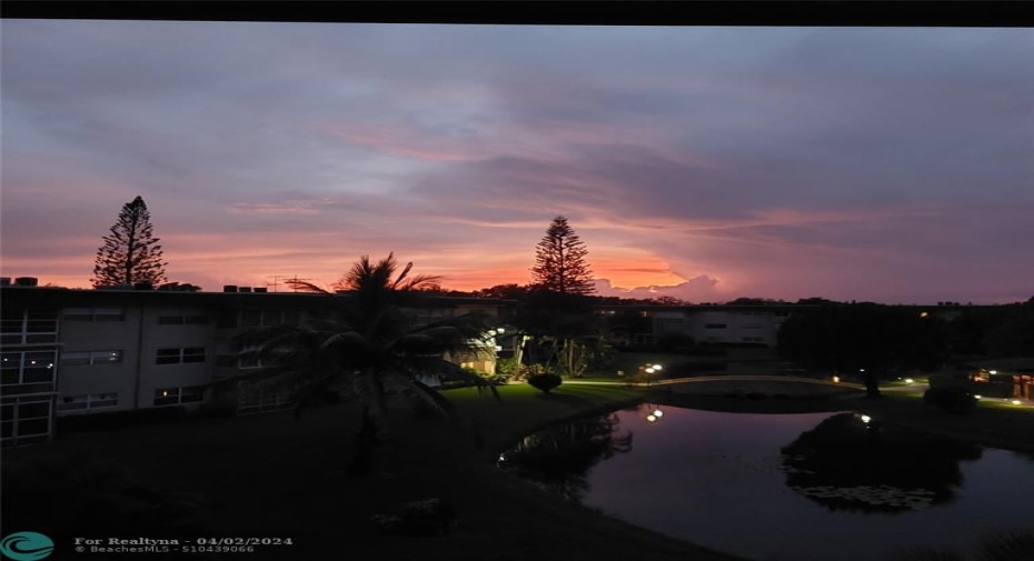 Sunset View from Florida Room
