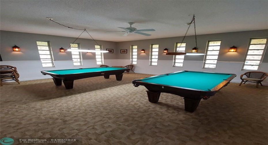 Billiard room