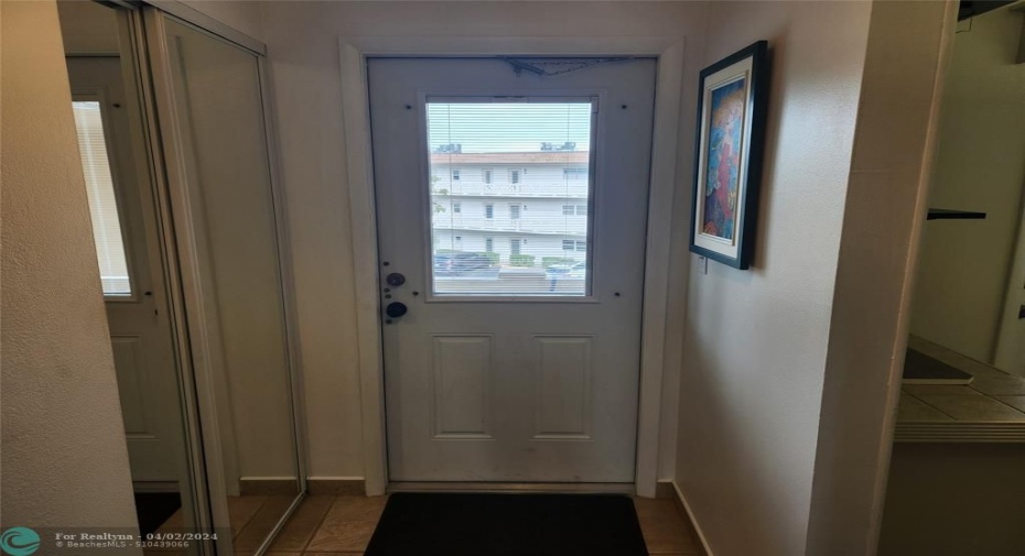 New Entrance door