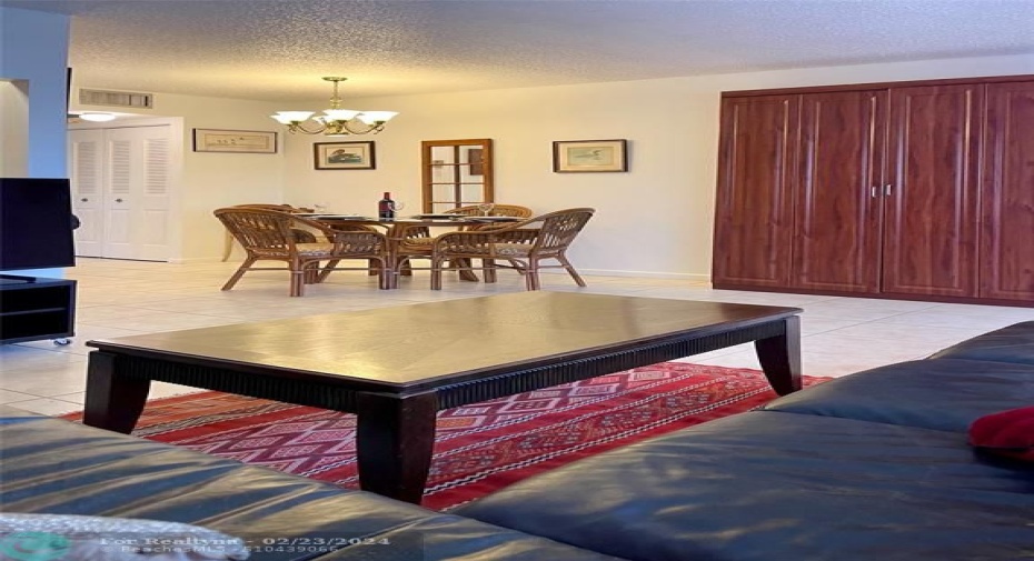 View of Dining Room from Living Room