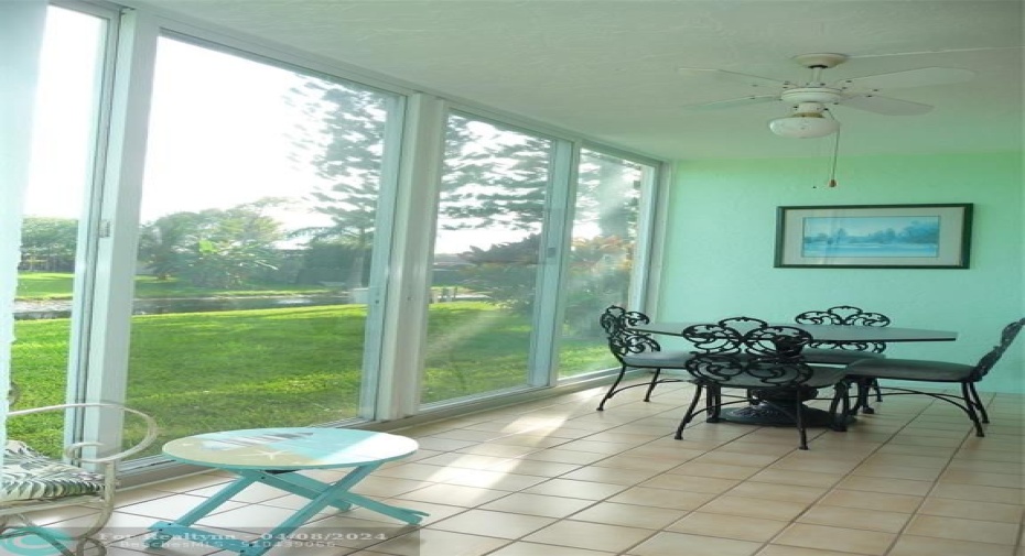 ENCLOSED PATIO;RIVER VIEW;CUSTOM IMPACT SLIDING DOORS