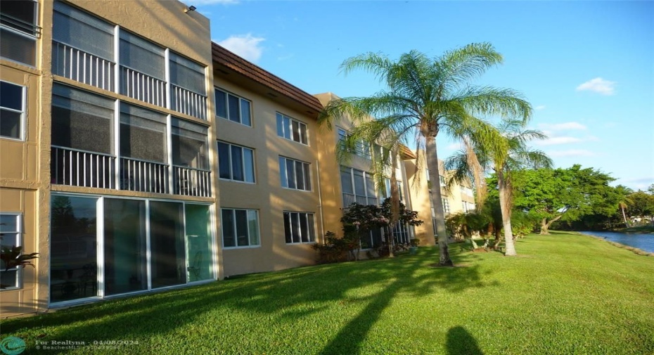 REAR OF APARTMENT