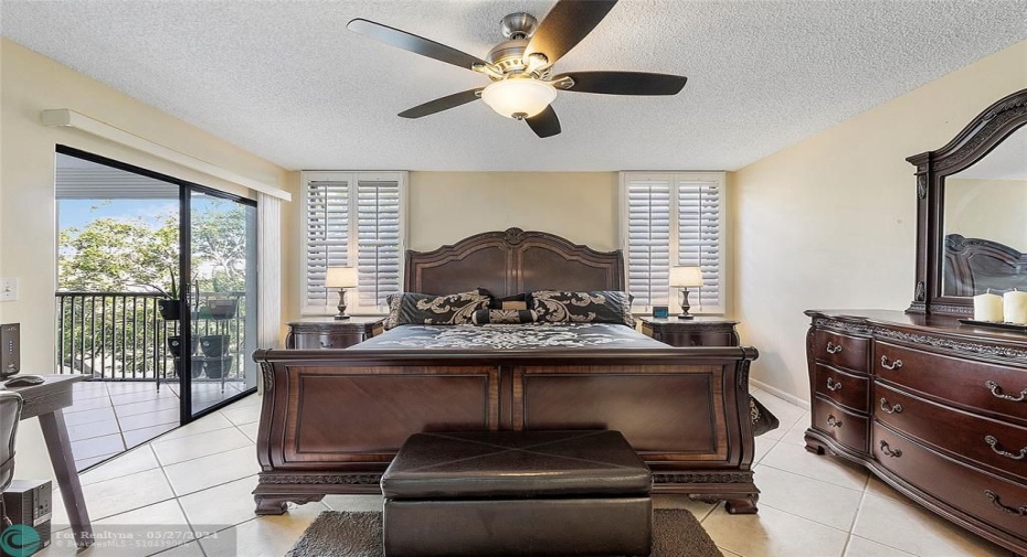 Bedroom with Additional Access to Balcony!