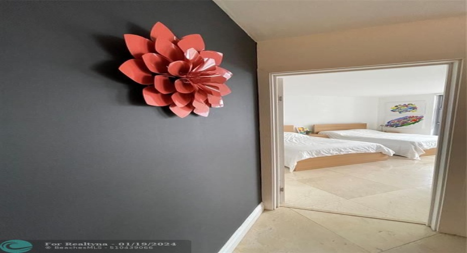 Master bedroom entrance