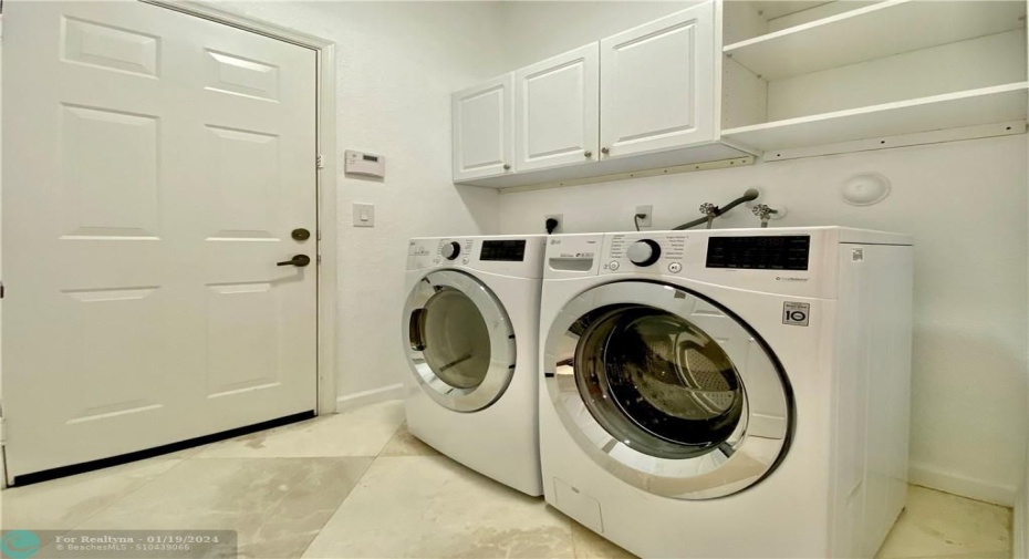 Laundry room.