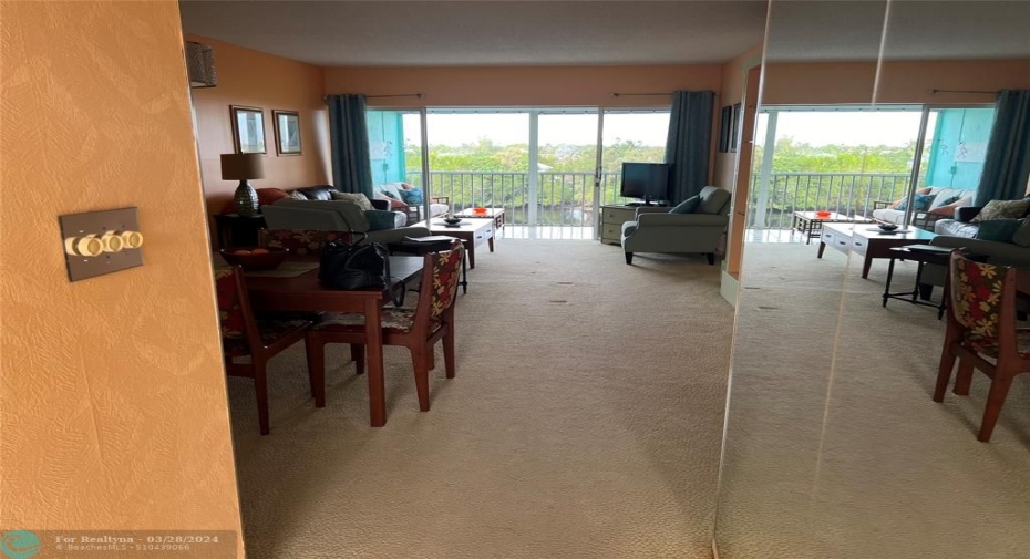 View from foyer