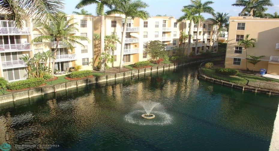 view from balcony