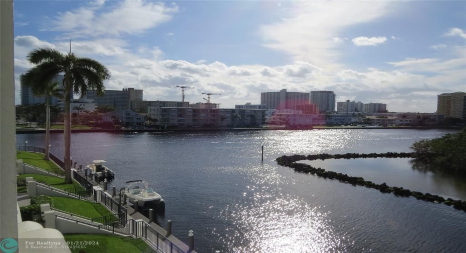 VIEW FROM LIVING ROOM
