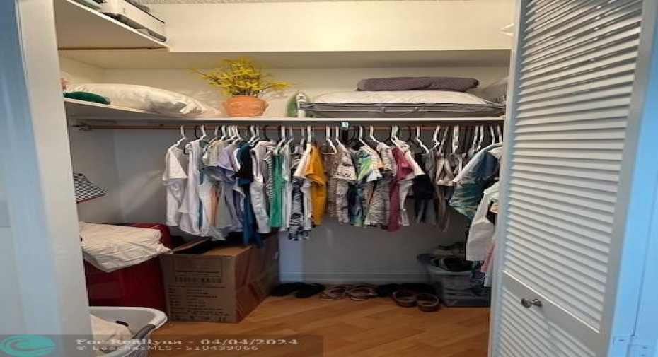 Walk-in Master Closet