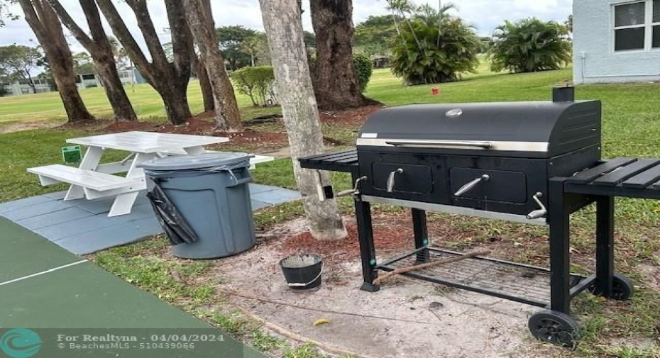 BBQ area