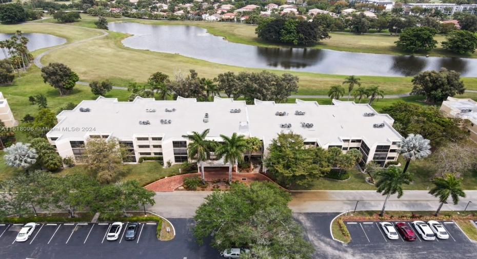 Aerial View of Building