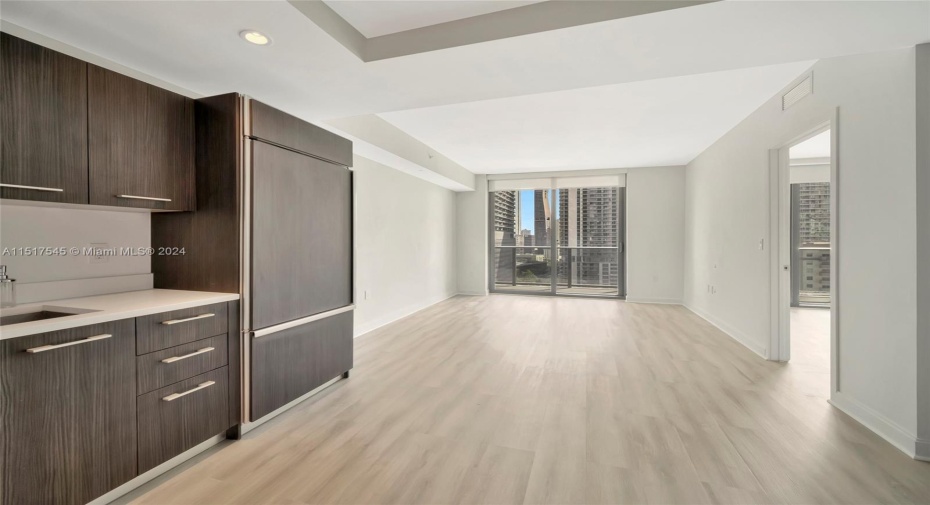 Kitchen and Living Area with Incredible Views